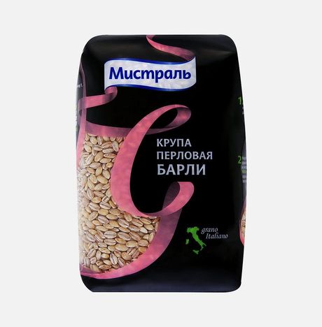 Крупа Мистраль перловая Барли 500г