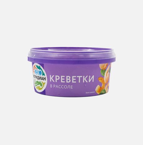 Креветки Меридиан в рассоле пл/ст 180г
