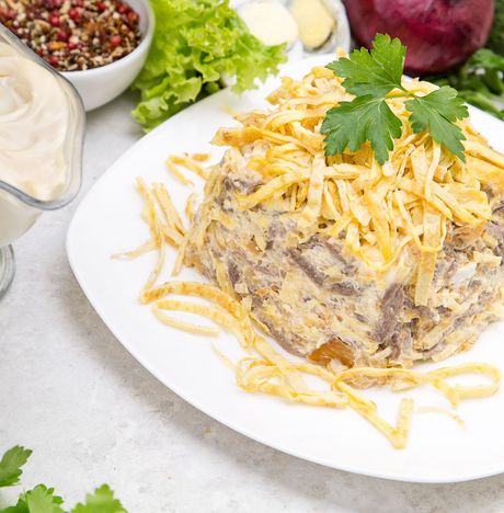Салат Министерский с говядиной вес