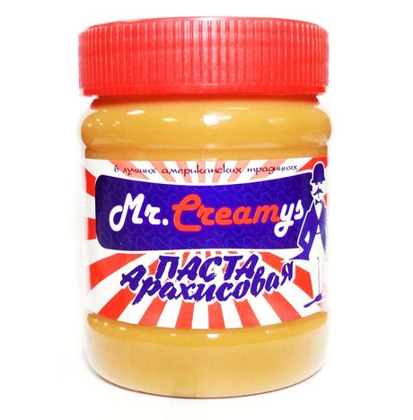 Паста Мр.Кримис Арахисовая классическая пл/б 340г