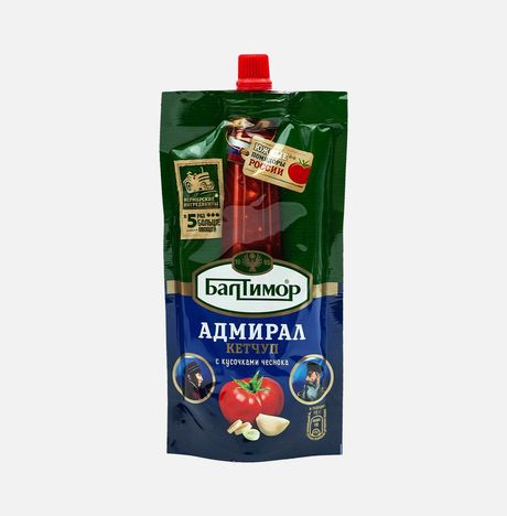 Кетчуп Балтимор Адмирал дой/пак 260г