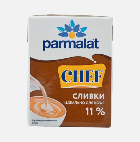 Сливки Пармалат питьевые ультрапастер 11% т/п 200г