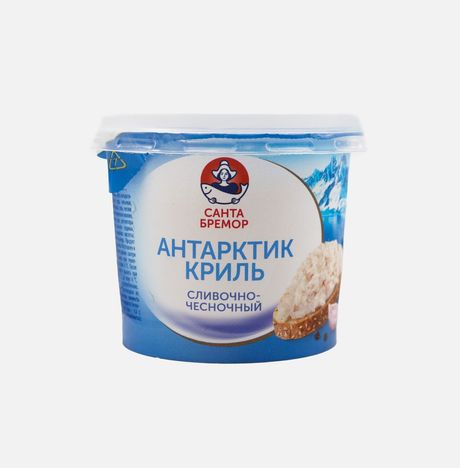 Паста Санта Бремор из морепродуктов Антарктик-криль слив-чесночн 150г