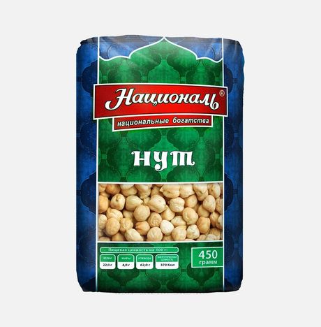 Нут Националь продовольственный пл/пак 450г