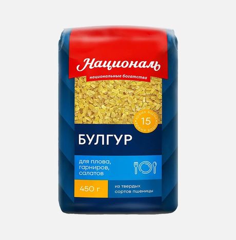 Булгур Националь пшеничный пл/пак 450г