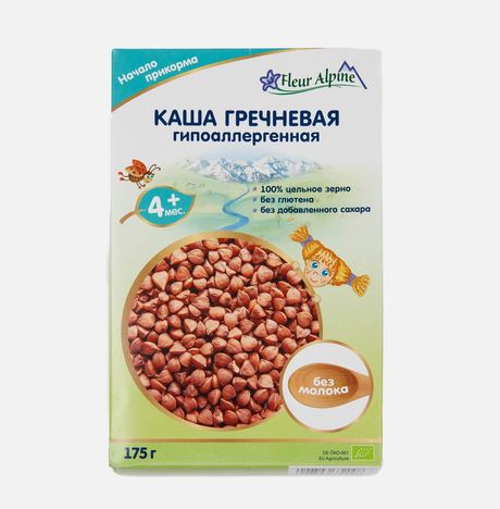 Каша Флер Альпин Гречневая гипоаллерген c 4мес к/к 175г