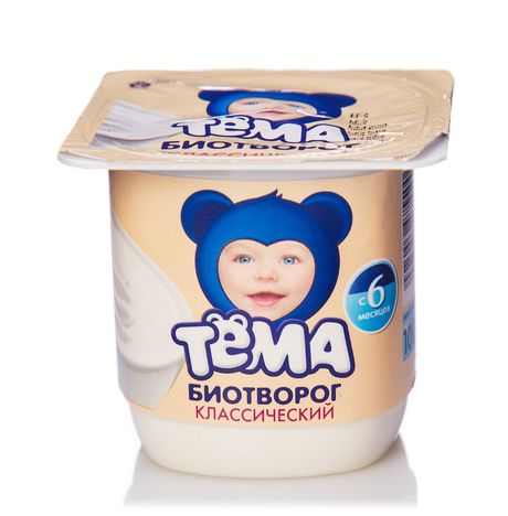 Творожок Тема Классический детский 5% пл/ст 100г
