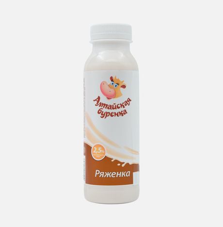 Ряженка Алтайская Буренка 2.5% пл/б 300г