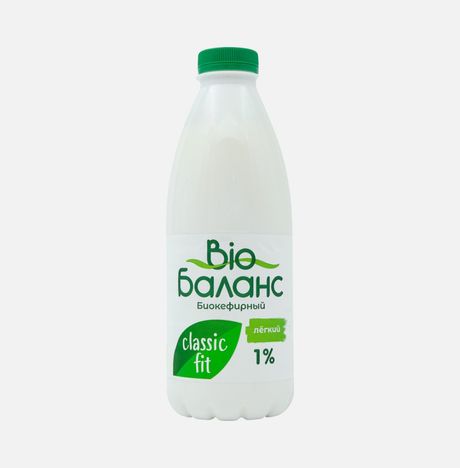 Напиток к/м БиоБаланс Кефирный с пробиотиками 1% пл/бут 930г