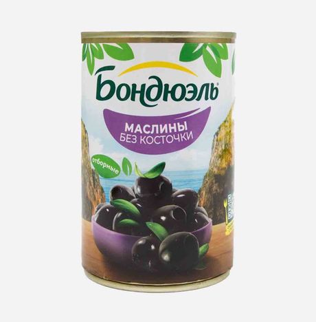 Маслины Бондюэль б/к ж/б 314мл