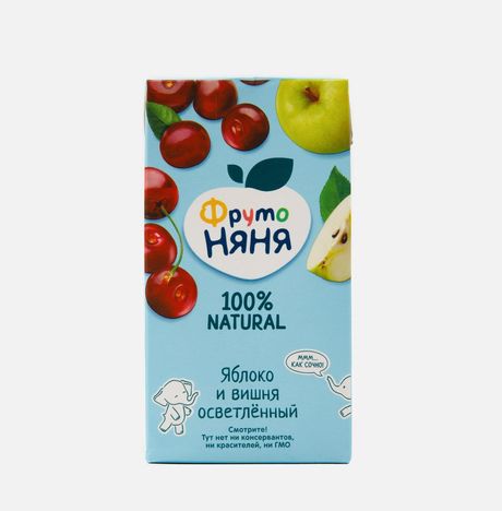 Сок ФрутоНяня Яблоко и вишня т/п 0,5л