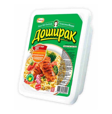Лапша Доширак острая курица пл/уп 90г