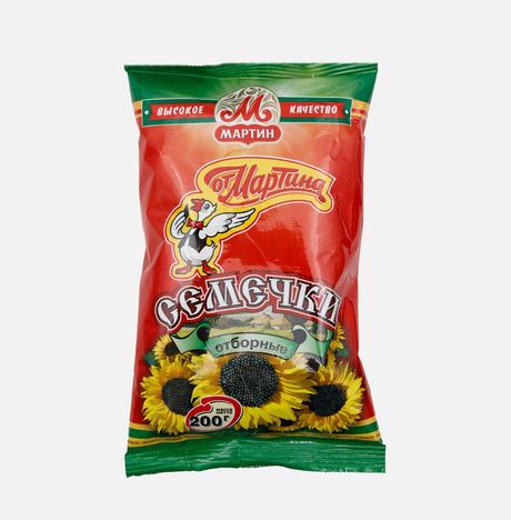 Семечки От Мартина Отборные пл/уп 200г