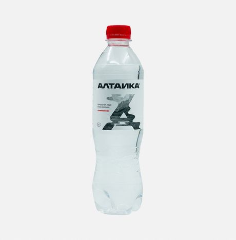 Вода Алтаика питьевая артезиан газированная 0,5л