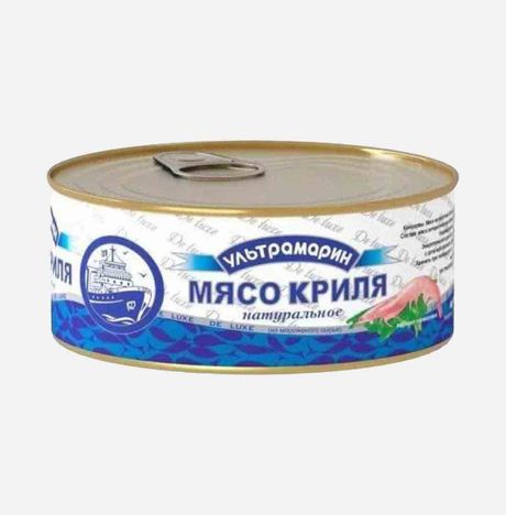 Мясо криля Ультрамарин/Аквамарин натуральное ж/б/кл 105г