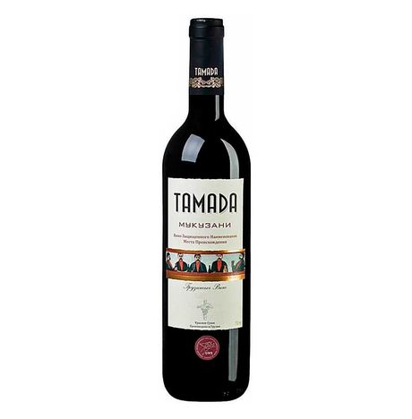 Вино Тамада Мукузани кр сух 13-14.5% ст/б 0,75л