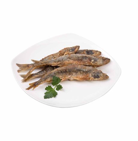 Корюшка жареная вес 