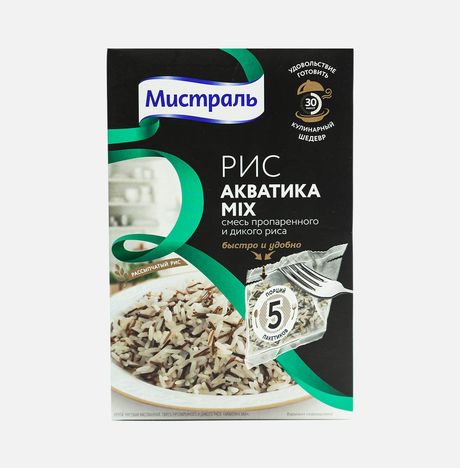 Рис Мистраль Акватика микс в пакетиках к/к 400г