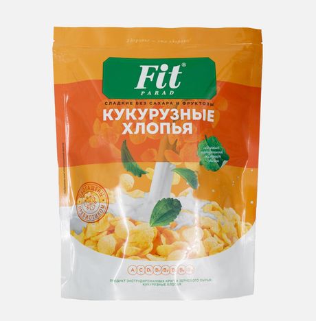 Хлопья ФитПарад кукурузные к/к 200г