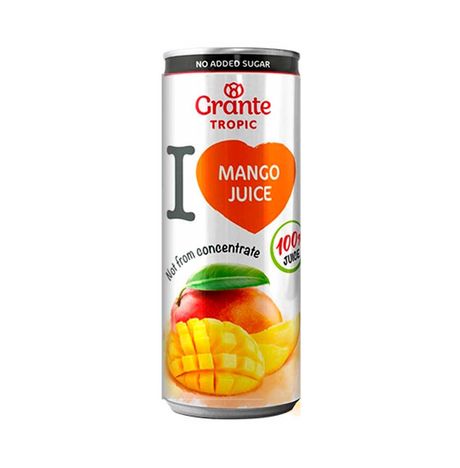 Сок Гранте Тропик Манго 100% ж/б 0,25л