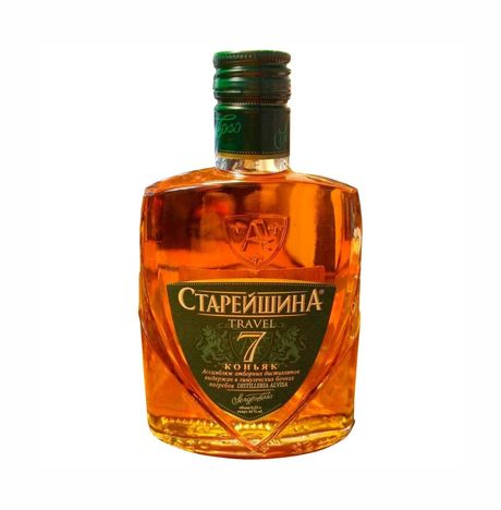 Коньяк Старейшина Трэвел КВ 7лет 40% ст/б/фл 0,25л
