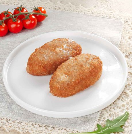 Котлеты из цыпленка с сыром жареные вес