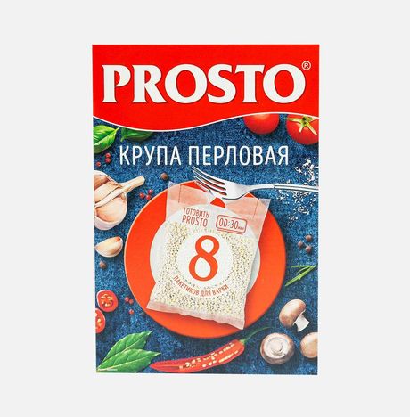 Крупа Просто перловая в пакетиках к/к 500г
