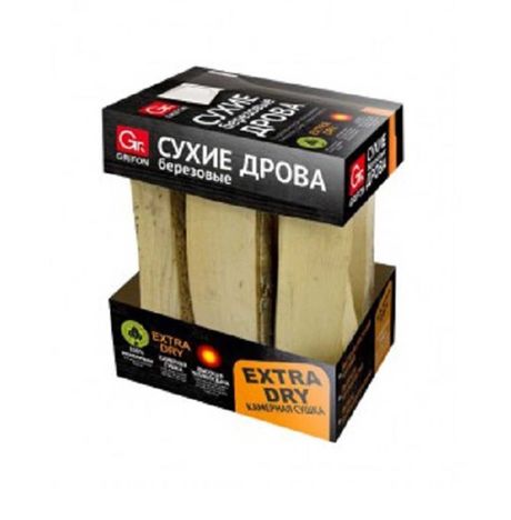 Дрова Грифон Экстра Драй березовые 6кг 610-051