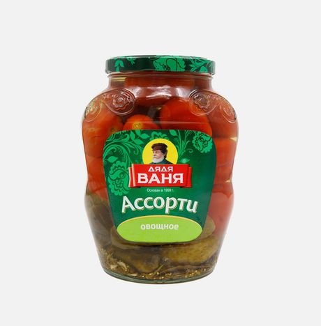 Ассорти Дядя Ваня овощное ст/б 1800г