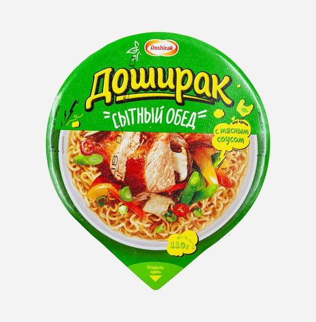 Лапша Доширак курица с соусом пл/уп 110г
