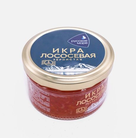 Икра Русское море лососевая зернистая горбуши ст/б 160г