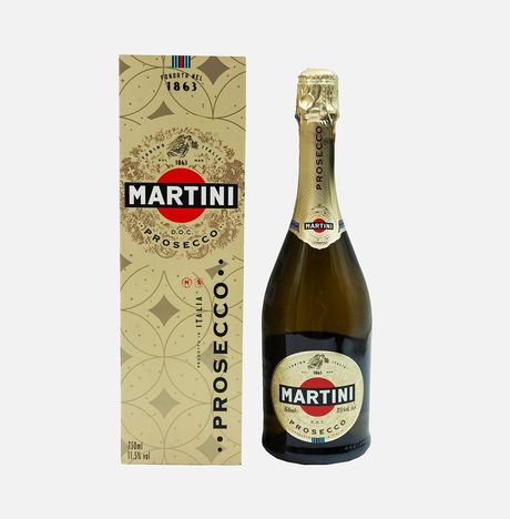 Вино игристое Мартини Просекко ДОК бел сух 11.5% п/у 0,75л