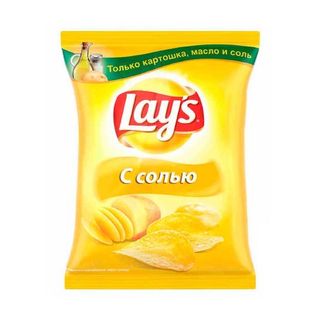 Чипсы Лэйс Натуральный картофель с солью пл/уп 90г