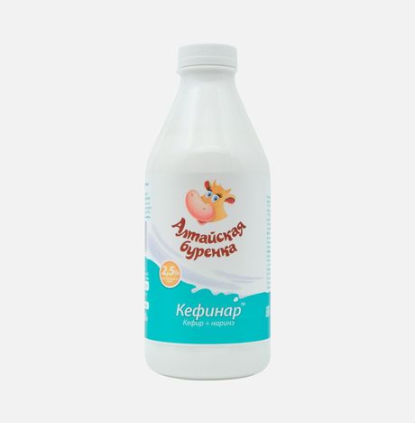 Биопродукт к/м Алтайская Буренка Кефинар 2.5% пл/бут 850г