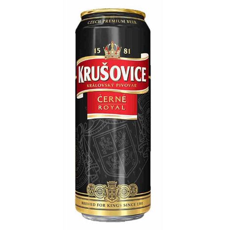 Пиво Крушовице Черне темное паст 4.1% ж/б 0,43л