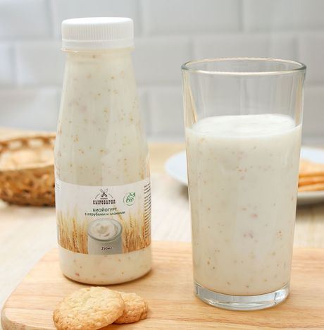 Биойогурт с отрубями и злаками 250мл Наша Сыроварня