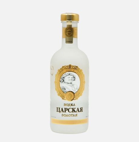 Водка Ладога Царская 40% Золотая ст/б 0,5л