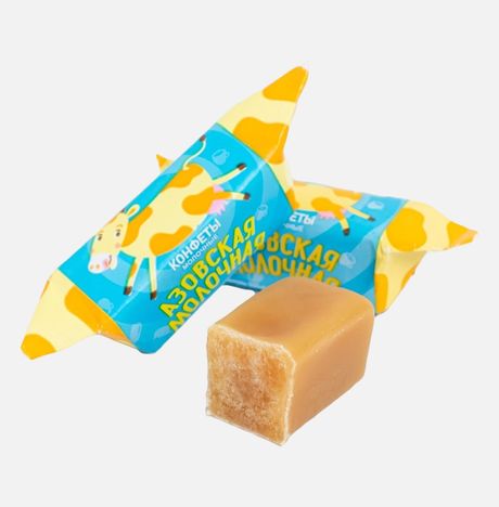 Конфеты Азовская КФ молочные ассорти вес