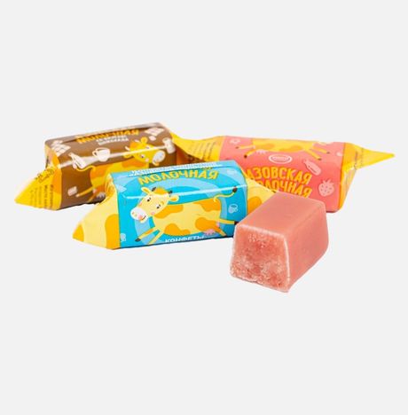 Конфеты Азовская КФ молочные ассорти вес