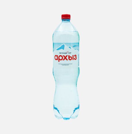 Вода Легенда гор Архыз минеральная природная газ пл/бут 1,5л