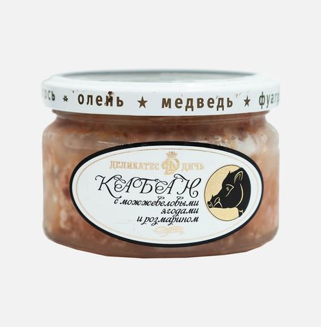 Мясо Деликатес Дичь Кабана томленое с мож ягод и розмарином ст/б 220г