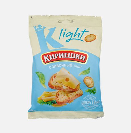 Сухарики Кириешки Лайт Сливочный сыр 80г
