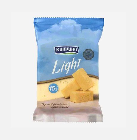 Сыр Киприно Лайт15% м.д.ж.30% пл/уп 200г
