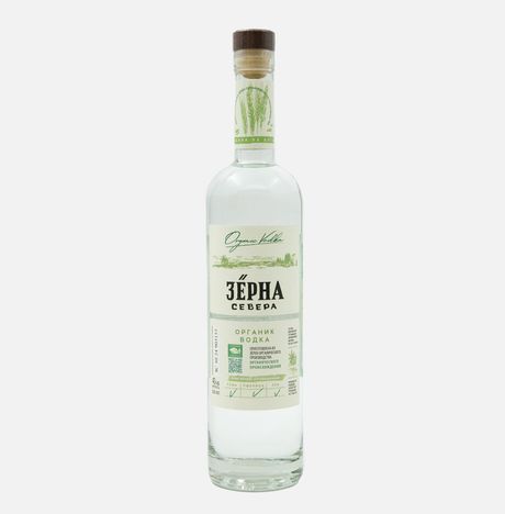 Водка Зерна Севера 40% ст/б 0,5л