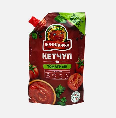 Кетчуп Помидорка Томатный дой/пак 350г