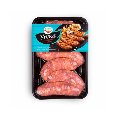 Колбаски гриль из мяса утки охл в/у вес