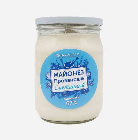 Майонез Бахетле Провансаль Сметанный 67% ст/б 460г