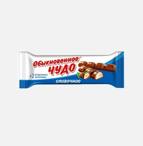 Батончик Обыкновенное чудо Сливочное 55г