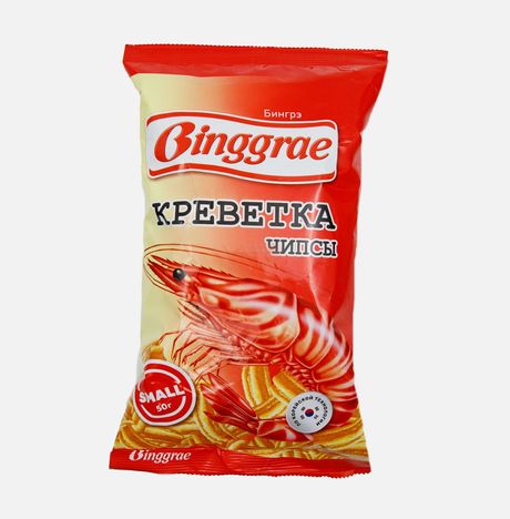 Чипсы Бингре Креветка 50г