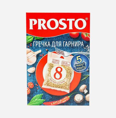 Гречка Просто для гарнира в пакетиках 8*62,5г к/к 500г
